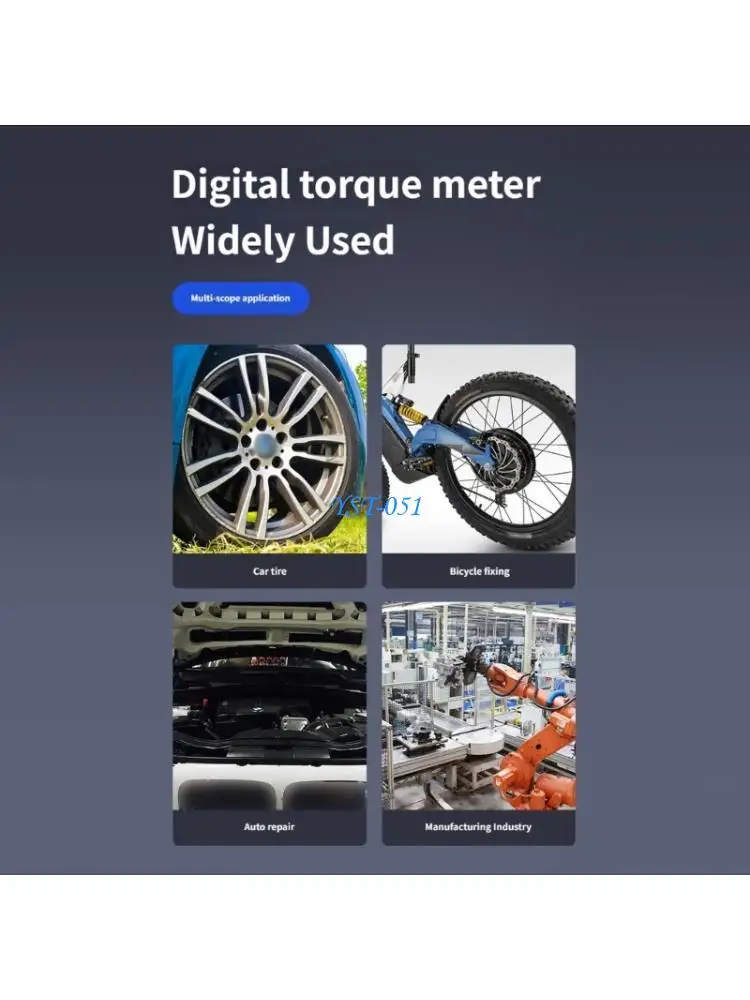 

E15A Digital Torque Adapter 30-340Nm With High Accuracy For Vehicle Maintenance