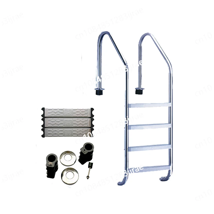 Professional Customization Swimming Pool Stainless Steel Step Ladder with Private Label