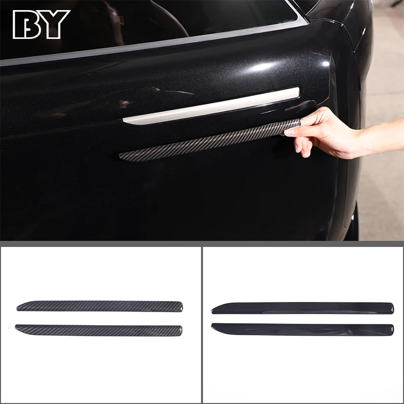 For Land Rover Range Rover Vogue 2023 Accessories Car Rear Fender Waistline Trim Sticker ABS Carbon Fiber