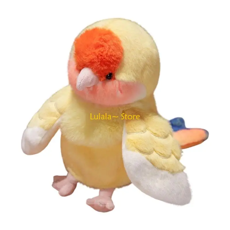 Y4QA Storytelling Hand Puppet Plush Bird Educational Toy for Preschool Early Learning