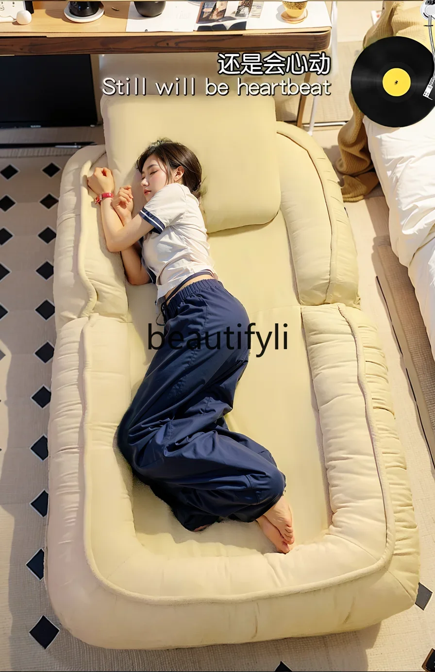 Lazy sofa can lie down and sleep human kennel tatami adjustable image 5