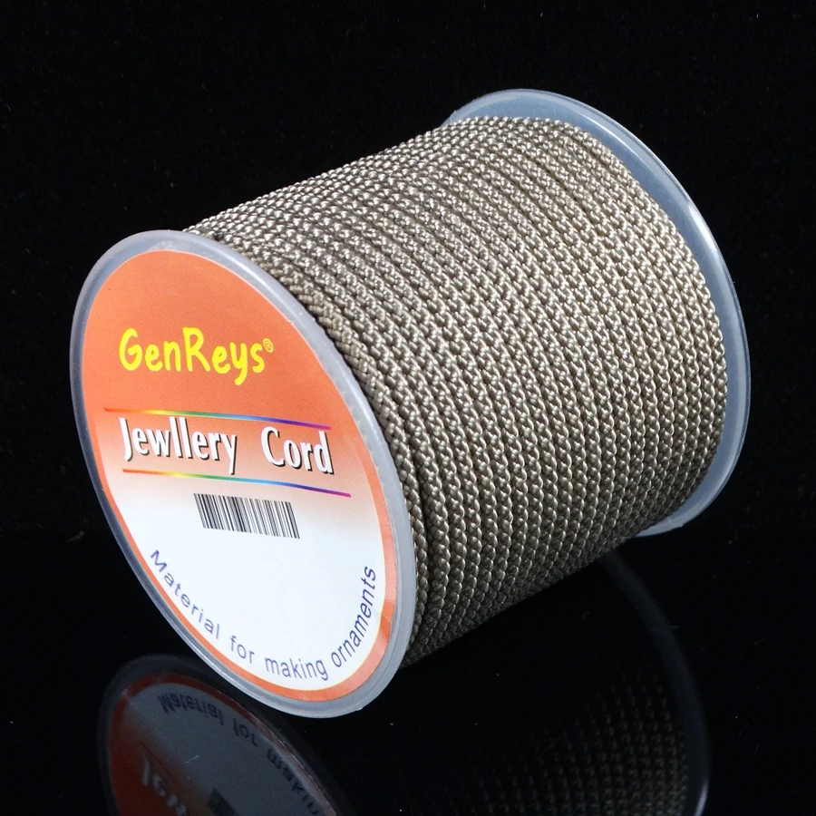 Model 862 Jewelry thread DIY bracelet rope thread woven rope 2.3mm 20meter/roll color of Morandi strands line woven yarn strong