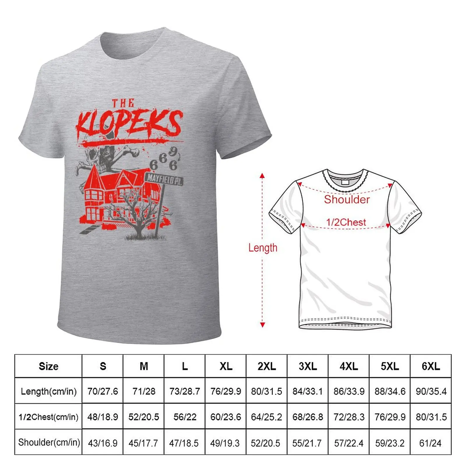 The Klopeks - House of Horrors T-Shirt Short sleeve tee plus size tops t shirts men