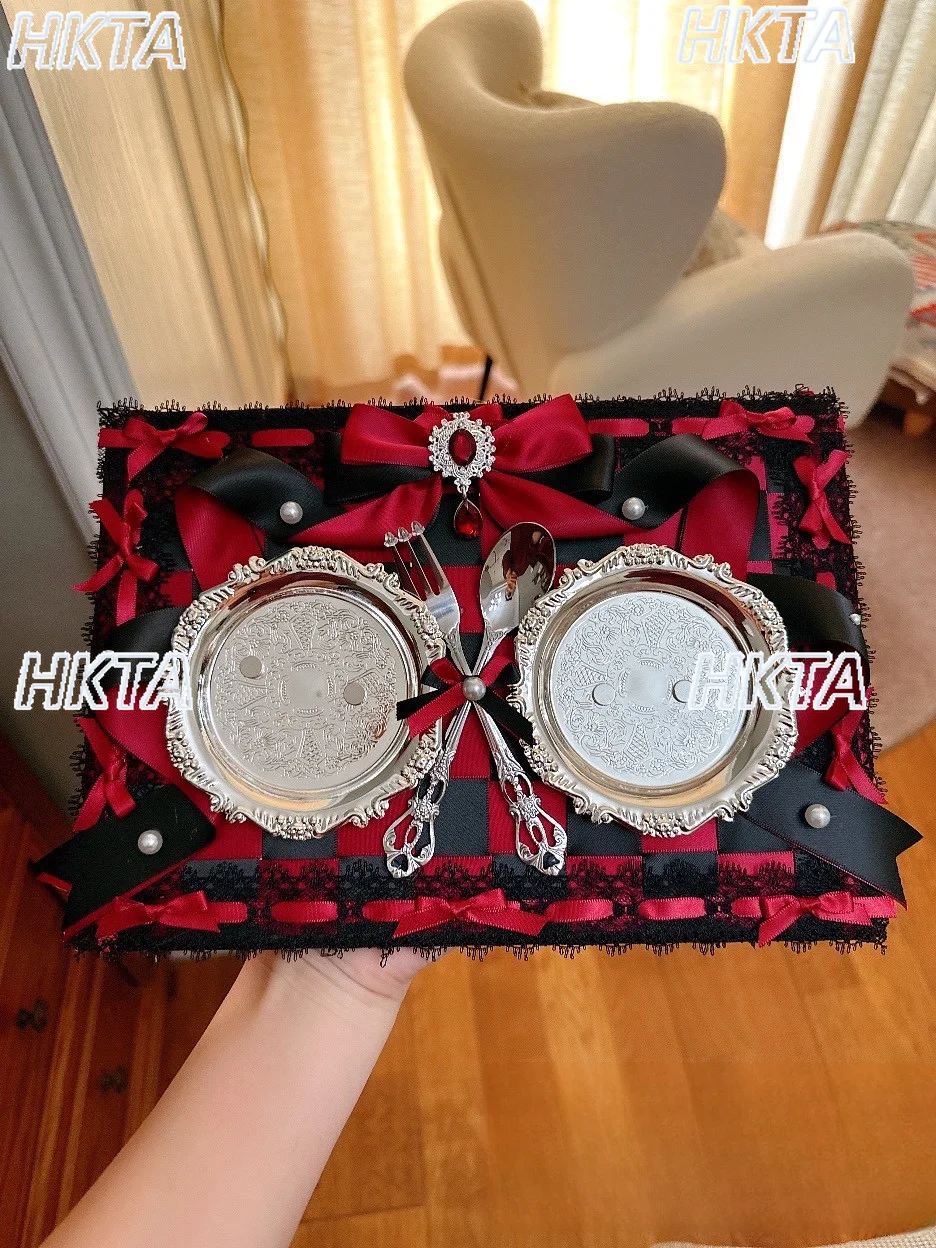 accessori-diy-per-borse-donna-fiocco-in-pizzo-scuro-stile-y2k-nastro-decorativo-borsa-a-scacchiera-borsa-per-gioielli