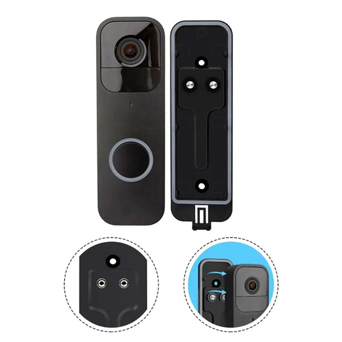T88C Suitable for Blink Base Plate, Video Doorbell Back Plate, Back Plate Doorbell Hardware