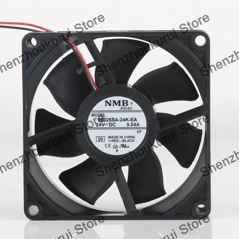 

New original NMB DC 24V 0.04A AC EC 8025 80X80X25MM 8CM ultra-quiet ball inverter two-wire 08025SA-24K-EA cooling fan