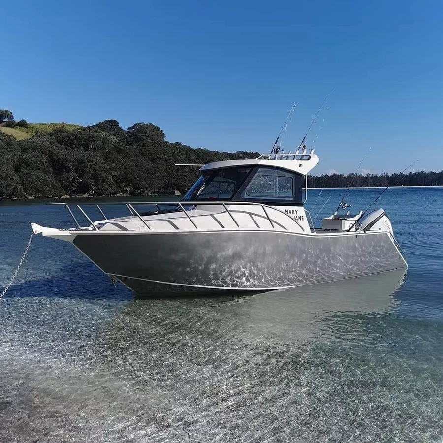 6.25M 21ft Aluminum Saltwater Fishing Aluminum Open Cabin Boat For Sale