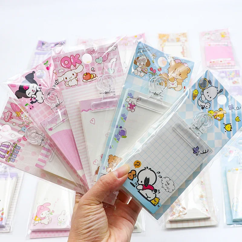 

16pcs Sanrio Series Cartoon Creative Cinnamoroll Pochacco Memo Notebook Word Record Student Stationery School Supplies Wholesale