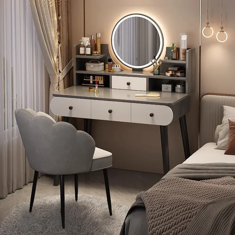 for Dresser Simple Bedroom Makeup Table Small Apartment 2025 New Rental Light Luxury Small Dressing Table