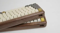 Wooting 60HE Black Walnut Keyboard Shell GH60 Black Walnut Dual Mode for wooting Mechanical keyboard Special accessories