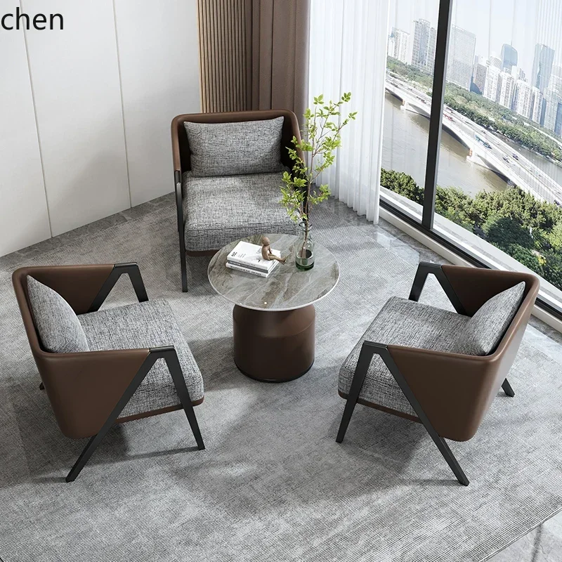 DSA Reception negotiation table and chair combination hotel lobby lounge area sofa chair