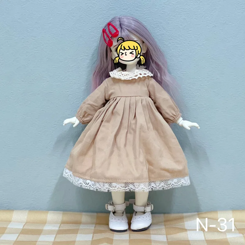 New Lolita Skirt for 28cm Baby Doll 1/6 Bjd Dress Up Accessories Fashion Clothes