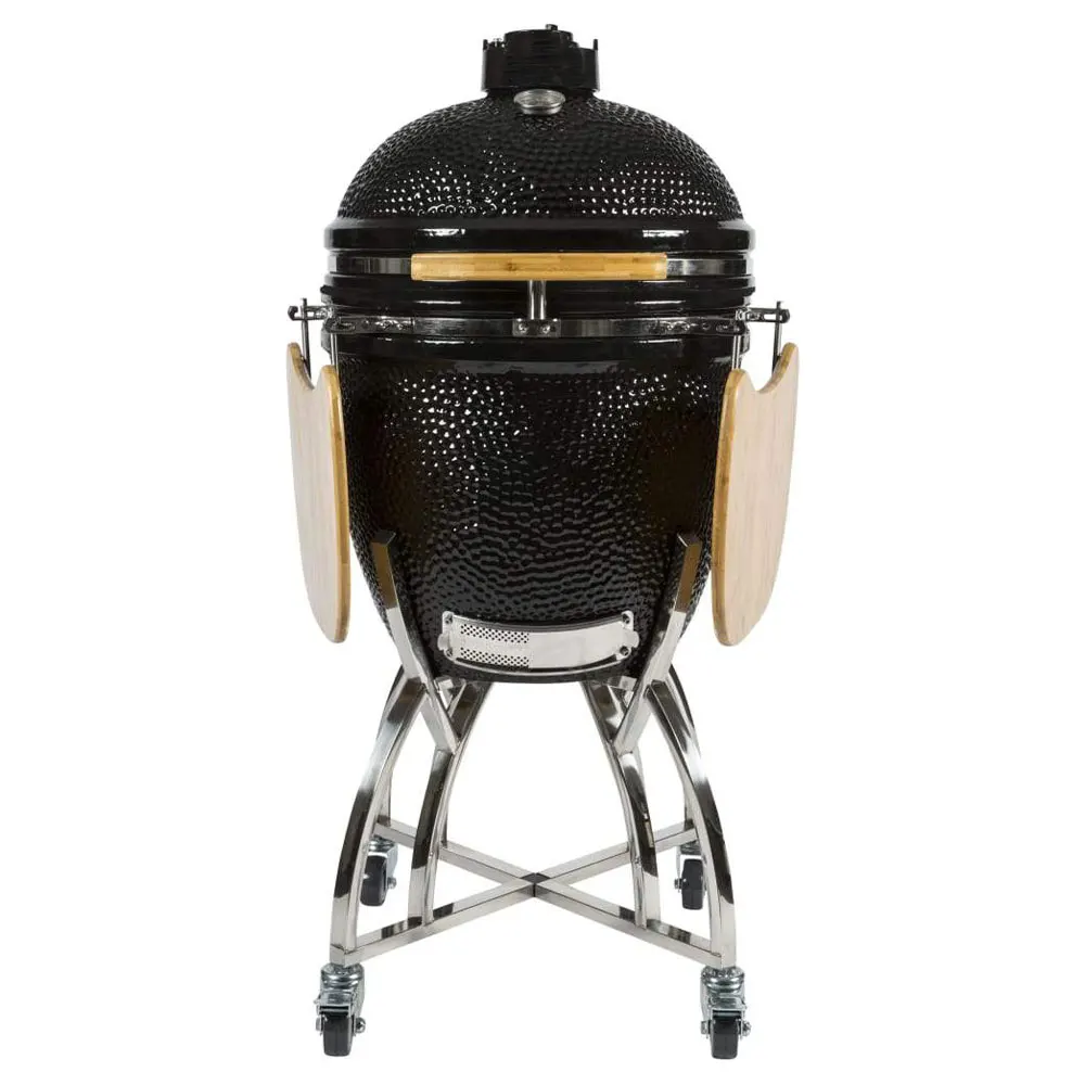 【Popular】Outdoor Kitchen Ceramic Smoker 21Inch 22inch Outdoor Grill BBQ Baking Grill  Kamado