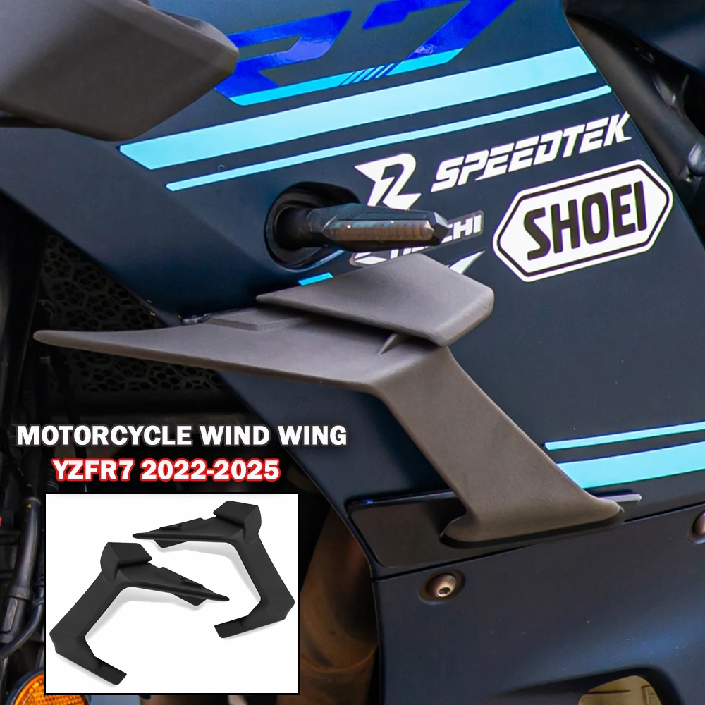 

For YZF R7 2025 YZFR7 YZF-R7 2024 2023 2022 motorcycle fixed wings windshield ailerons side spoilers dynamic fixed wings
