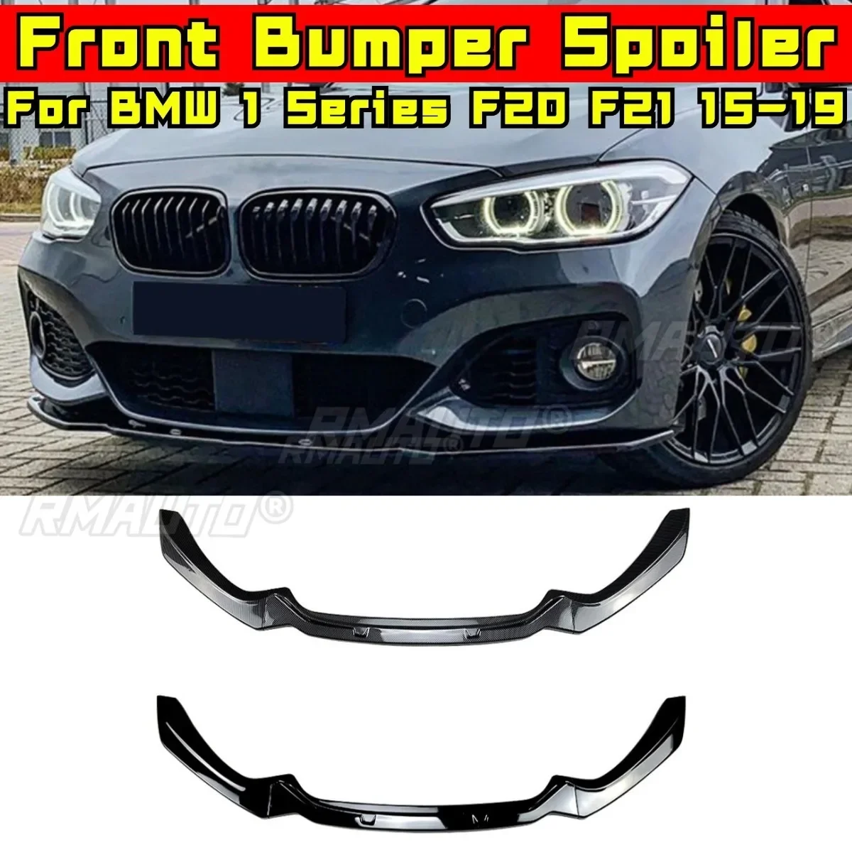 

Автомобильный передний бампер, спойлер, диффузор, модификация, часть для BMW 1 серии F20 F21 M-Pack 118i 120i 2015-2019, защита бампера