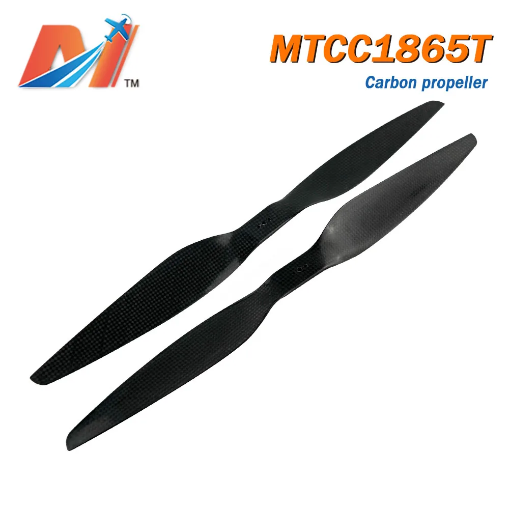 4 Blades MAYRC 18.0x6.5 Inch CW CCW Carbon Fiber Balsa Wood Composite Material Propeller for Agriculture Photography Drones