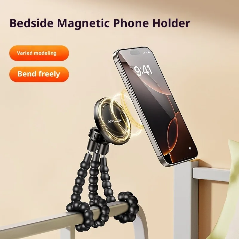  مرنة الأخطبوط حامل هاتف مغناطيسي قابل للتعديل كليب جبل عربة سيارة تشغيل غرفة نوم مكتب الأيدي الحرة عرض تسجيل #2