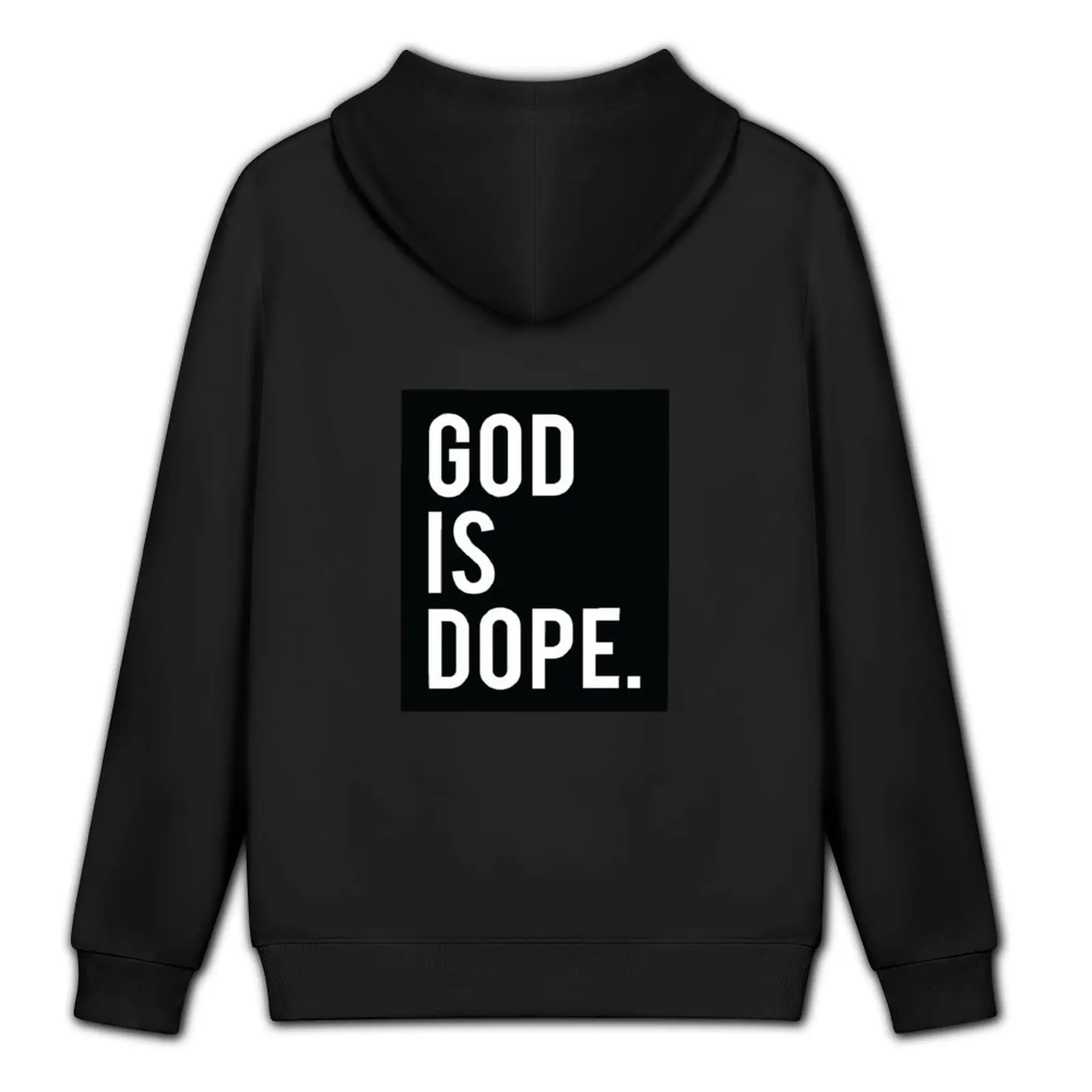 الله هو Dope هوديي أسود ملابس الخريف الكورية ملابس الرجال ملابس رجالية الخريف منتجات جديدة هوديي الرسم