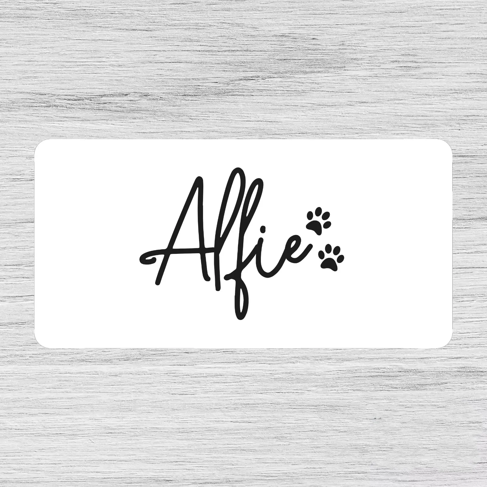 Personalised Aluminum Composite Panel Pet Dog Kennel Door Sign Memorial Plaque Customized with  Any Name