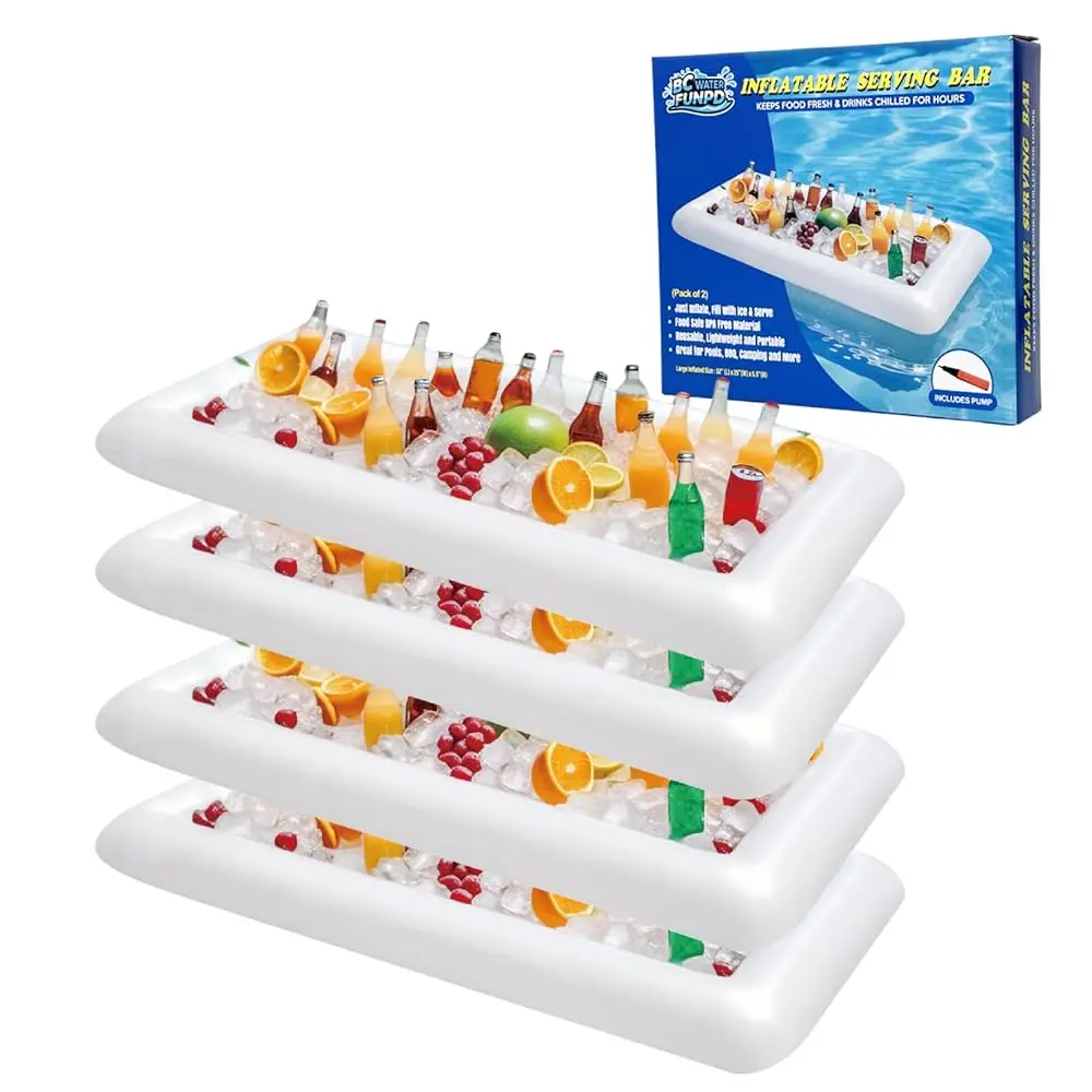 

Inflatable Cooler Table Inflatable Serving Bars 4 Pa Inflatable Pool Bar Ice Buffet Pool Cooler Party Cooler Keep Food Drinks