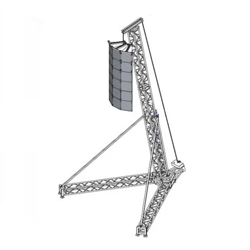 Hot Sale Led Light Speaker Truss Line Array Stand, Speaker Stand Truss Lifting Tower