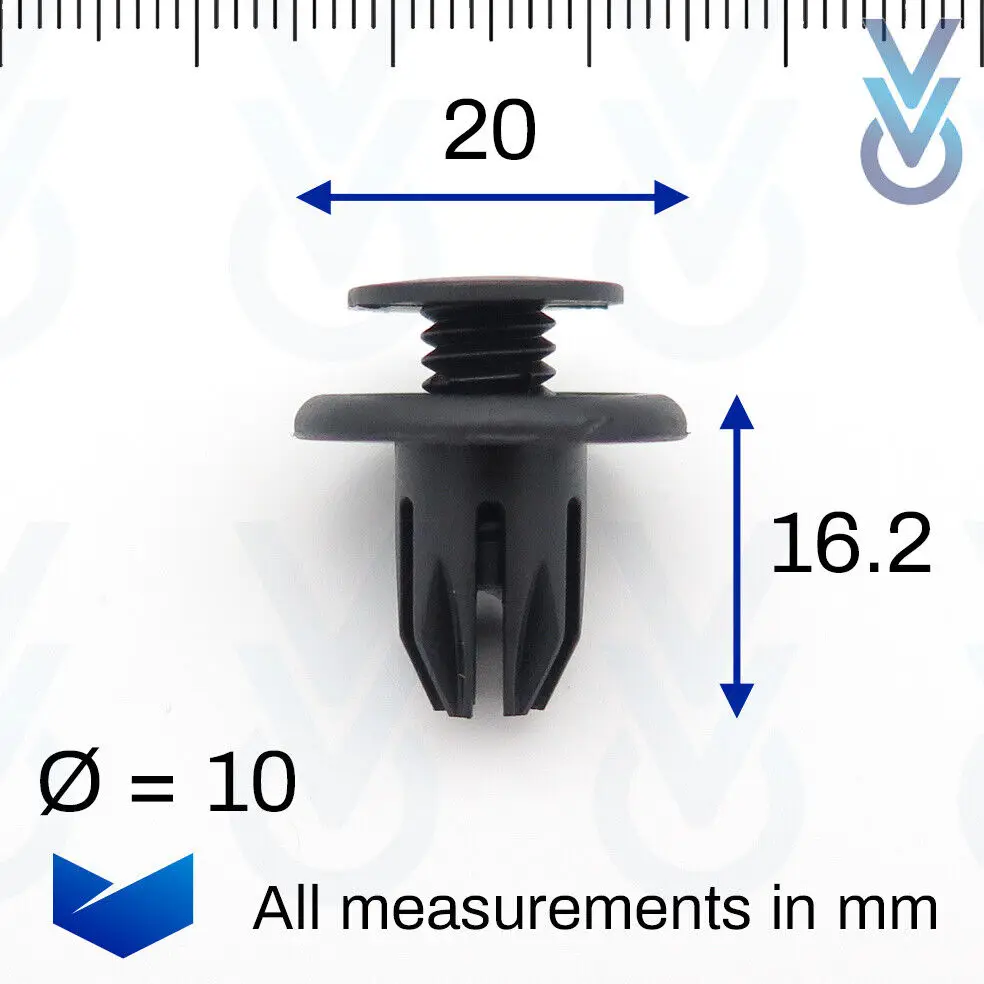 10x Underbody Shields & Insulation Panel Fastener Clips for some BMW 1-Series 07130702966