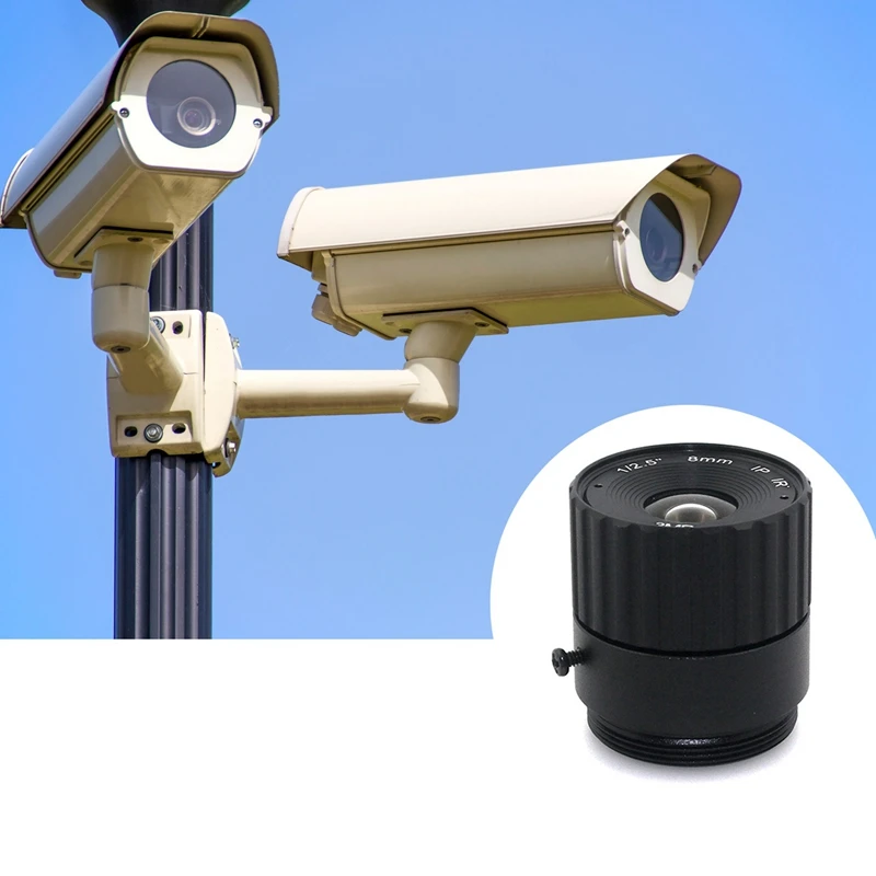 HD 네트워크 CCTV 렌즈, 고정 조리개 렌즈, 감시 카메라 렌즈, 8mm, 3MP, 신제품