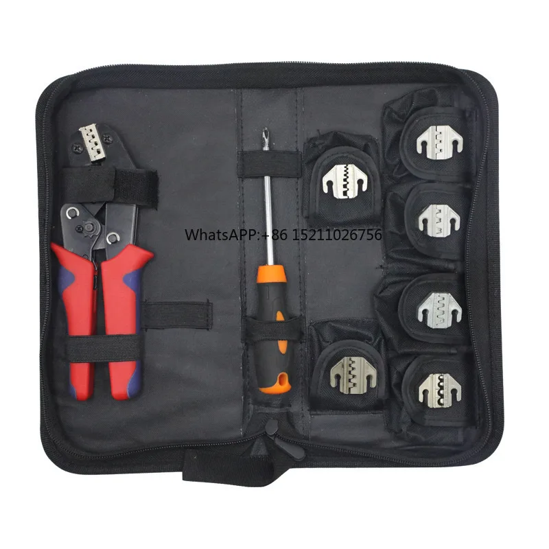

Dupont JST MOLEX Terminals Crimping Tool Set with Pre-Insulated Ferrules Solar Coax Connectors SN-58B 6 Jaw Steel Material