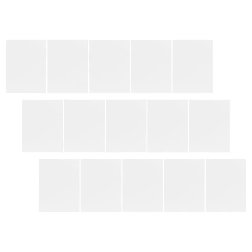 15Pcs Transparency Film Clear Printable Sheets for Screen Printing Stencil Making Overhead Projector Transparency Paper
