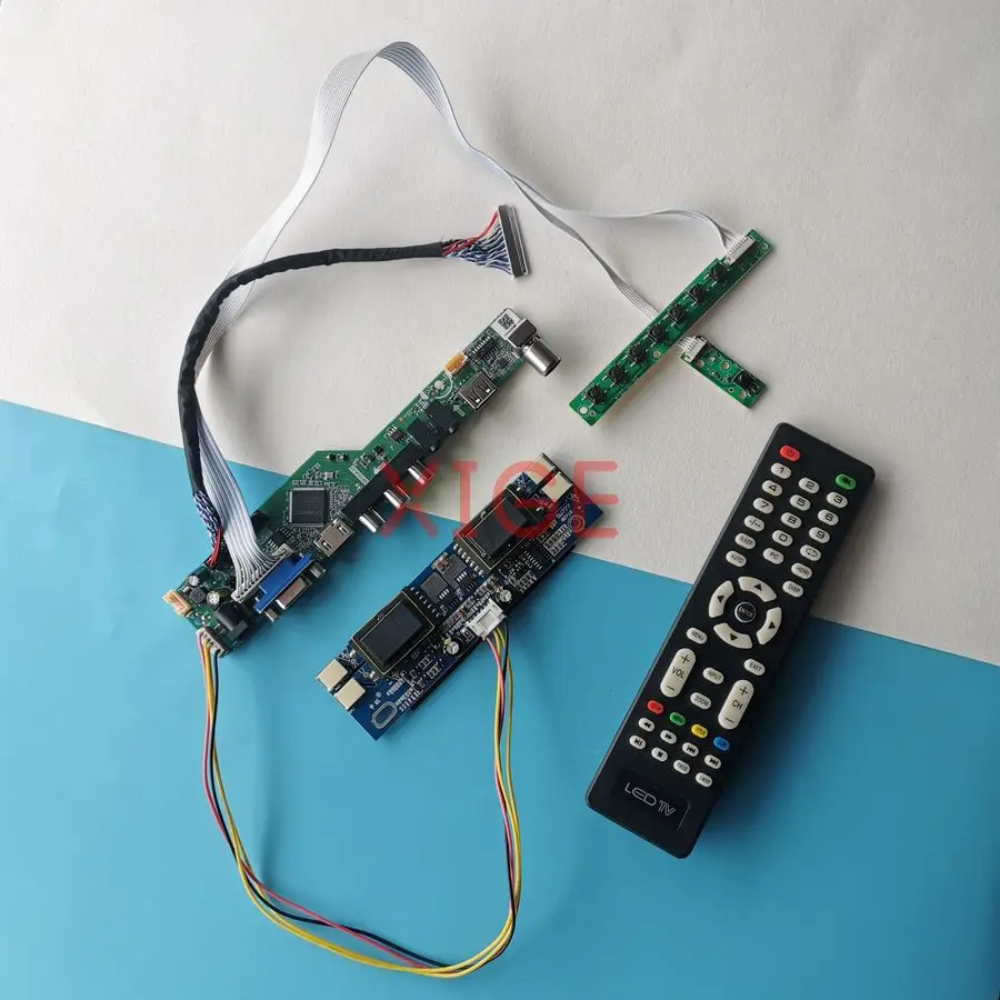 

For LTM170EP01 LTM170EX LTM170EU LTM170EH Matrix Controller Board DIY Kit 4-CCFL HDMI+VGA+AV+USB 1280*1024 1280x1024 LVDS 30-Pin