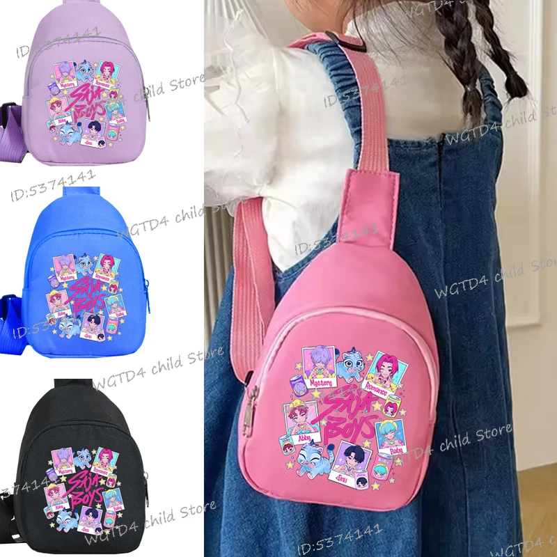 

Children Messenger Bags Kpop Demon Hunters Saja Boys Lightweight Shoulder Bag K-Pop Demon Hunters Girls Boys Mini Chest Bag