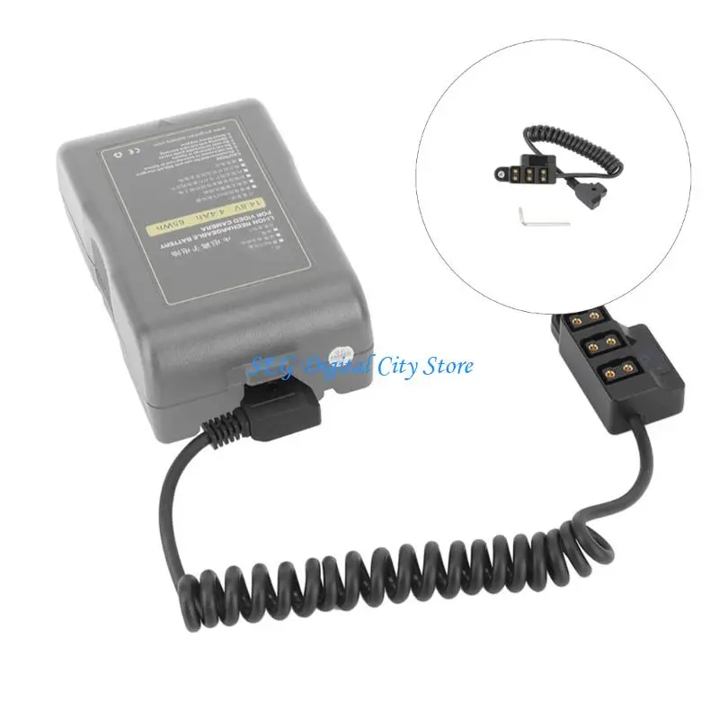 

U75B 3-Way Output Power Splitter Wire Compatible for Various Camera Batteries
