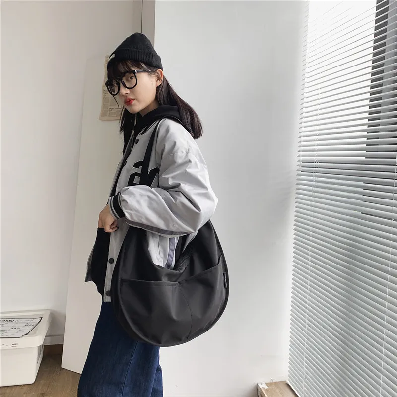 y2k Bags For School Big Nylon Bags Hobos Crossbody Bags For Women Handbags Men and Women Unisex Couple Bag Shoulder Bags Bolso