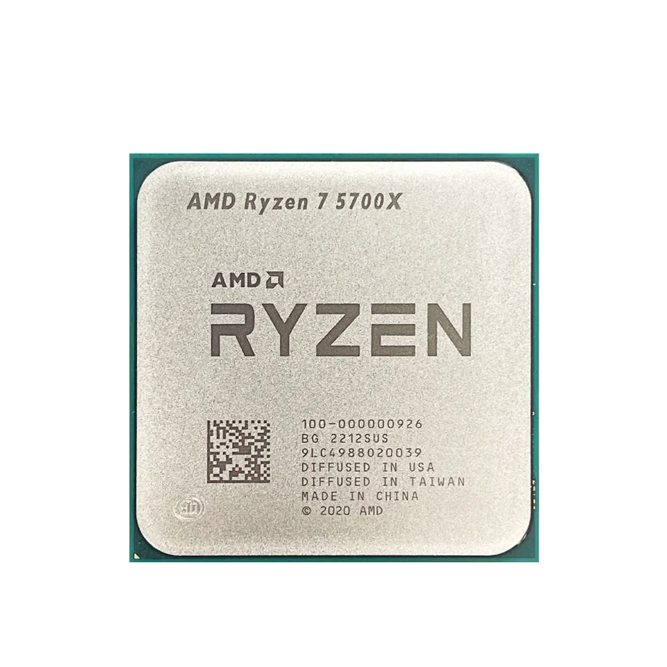 AMD Ryzen 7 5700X R7 5700X 8C/16T CPU Processor 65W 7NM L3=32M 100