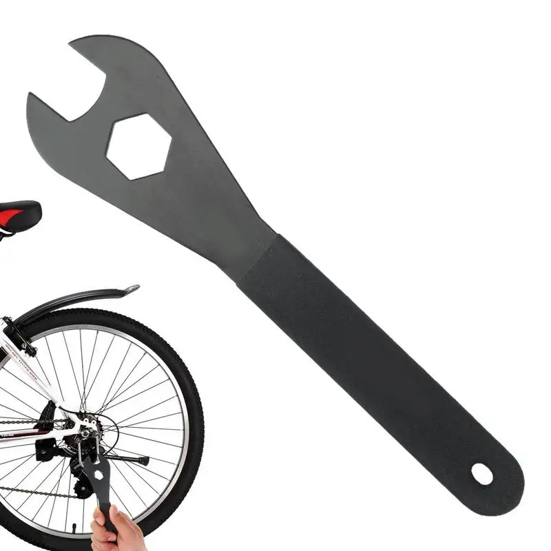 Carbon Steel Bike Pedal Wrench 15mm/16mm/17mm/18mm/19mm Spanner Wrench Cycling Repair Tool with Anti Slip Handle for MTB Bike