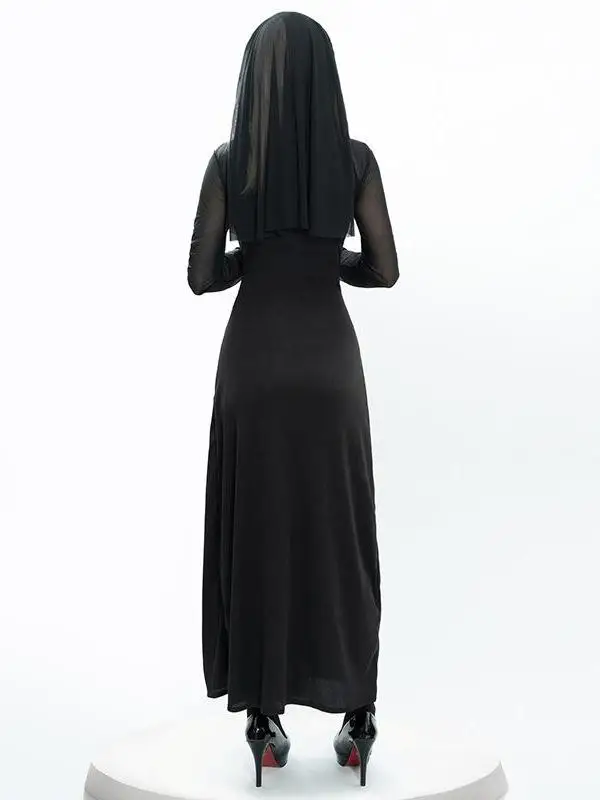 زي راهبة مثير للبالغين لعام 2025 ملابس دينية أنيقة لخزانة الملابس النسائية الأصلية للمقاس والأداء