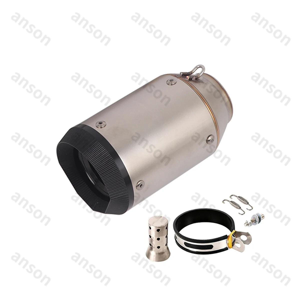 AR العادم الخمار الانزلاق على ZX6R نينجا 500 جروم 125 Z900 العادم الهروب الخمار الأنابيب تعديل ل 51 مللي متر كاتم الصوت القصير #2