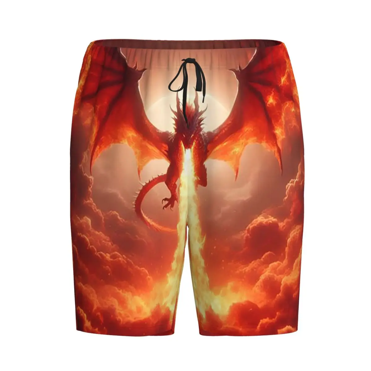 

Custom Dragon In The Fire Shorts Sleeping Pants Men Pajama Pants Lounge Sleep Sleepwear Bottoms