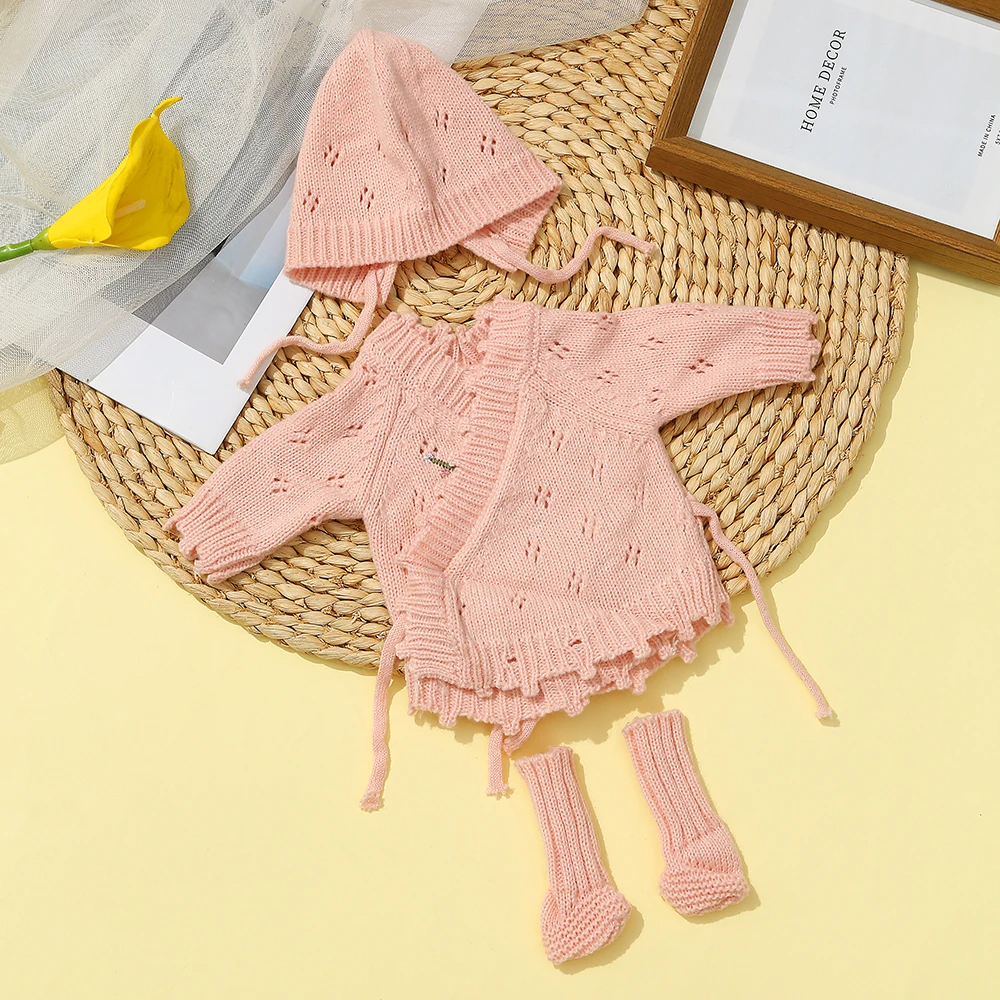 Puppe Kleidung für 40 cm Reborn Puppe Kleidung Zubehör Anzüge Fit Für 15,75 Zoll Pullover Overall Baby Puppe Kleidung Zubehör – Detail 28