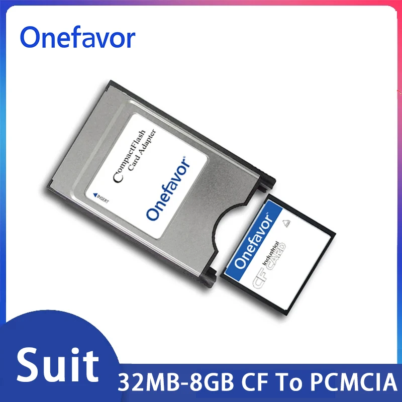 Original CF Memory Card  with PCMCIA 68Pin Card adapter 64MB 128MB 256MB 512MB 1GB 2GB 4GB 8GB HighSpeed CF to PCMCIA