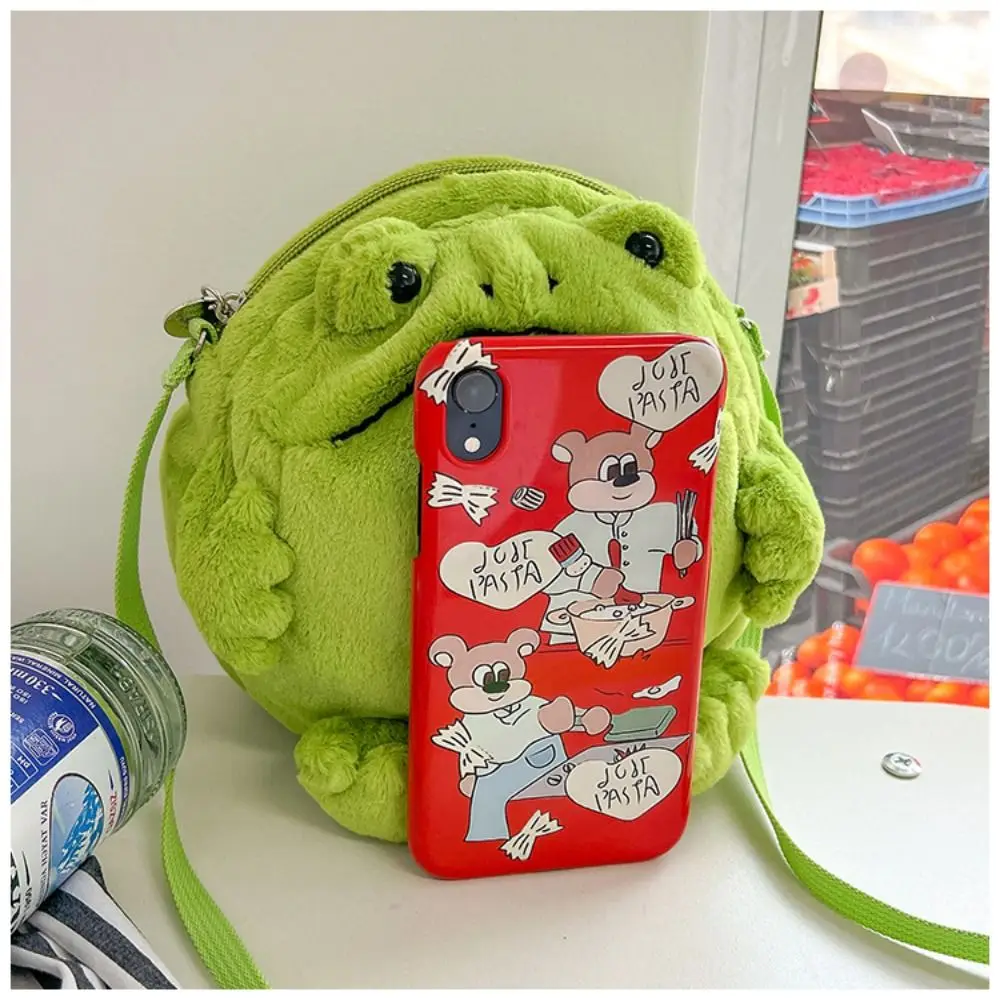 2024 New Cute Frog Shoulder Crossbody Bag For Women Purse with Zip Top Handbags Gifts for Kids Girls