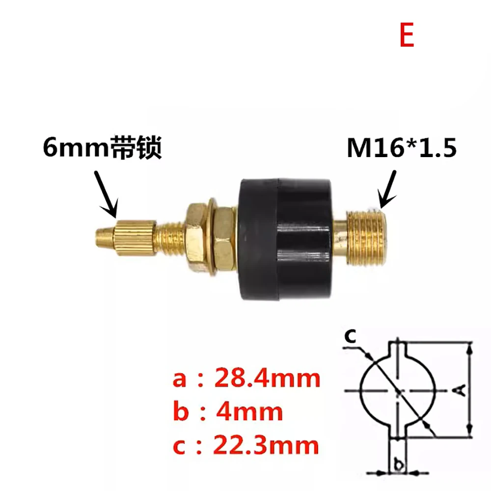 Welding Connector M16/M14/M10 Used for Welder  Machine Tig Weld  Plasma Cutter