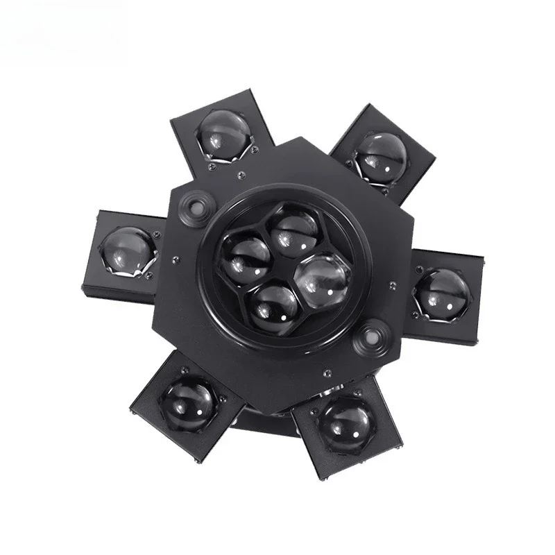 Six-arm laser bee eye small diamond six-eye colorful rotating light scanning beam of light ktv bar dancing light ambient light