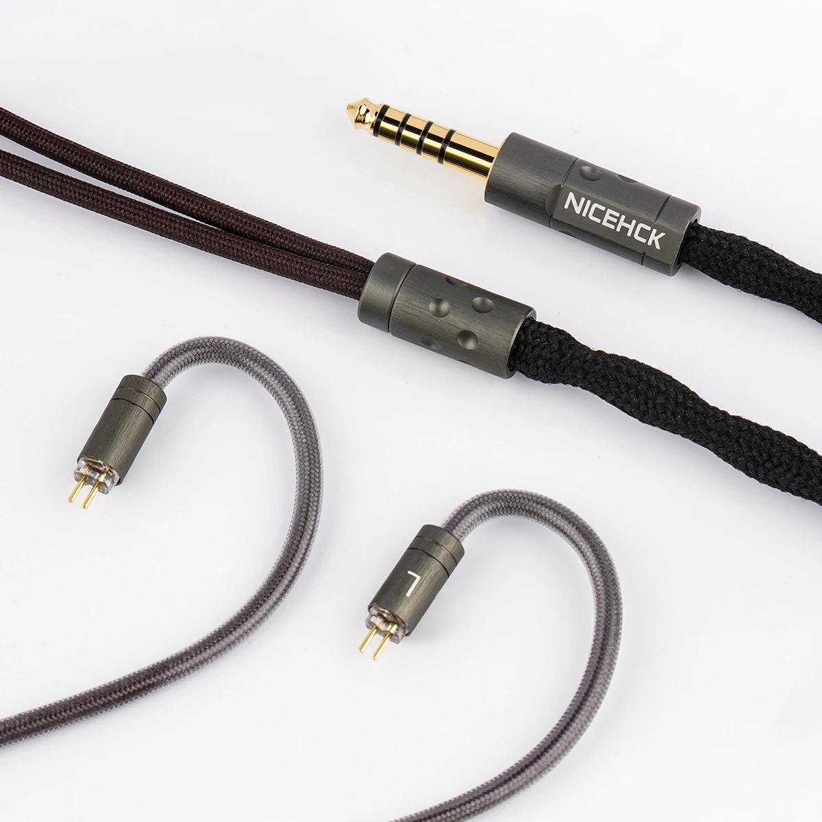 NICEHCK S77 In-ear Earbud Replace Wire 7N Thick Silver Plated OCC