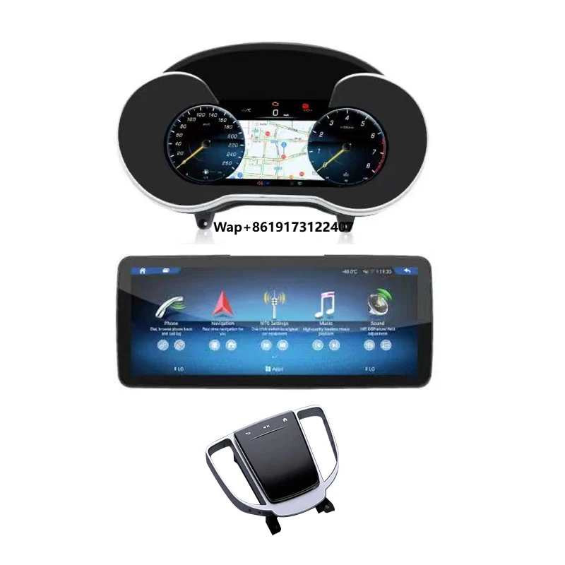 

Updated Android Radio Touch Screen Carplay Navigation LCD Digital Cluster for C-Class/GLC/W205 2015-2018