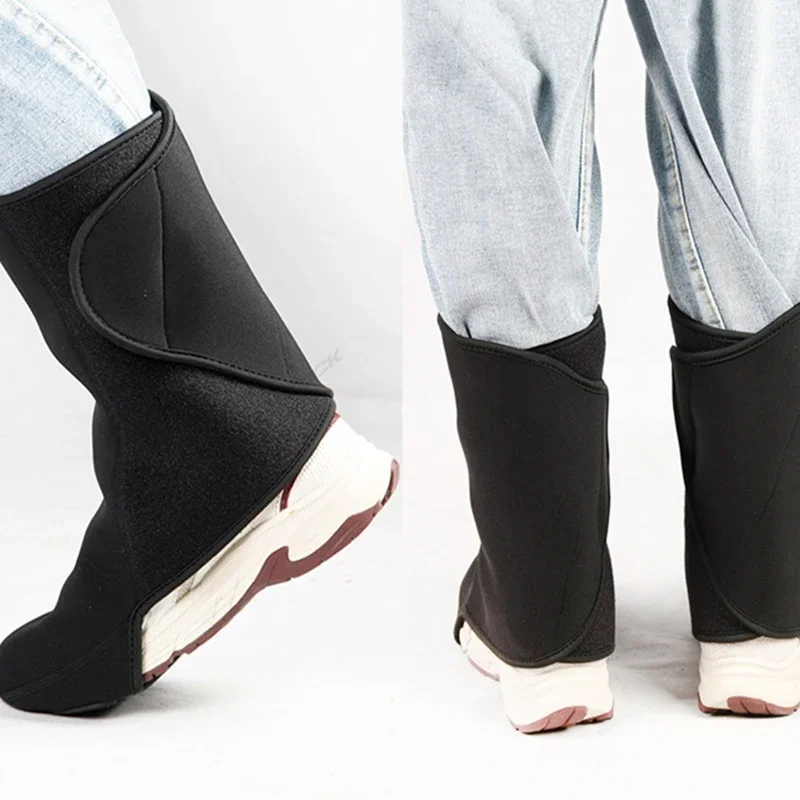 

Windproof Ankle Protector Warm Leg Covers Waterproof Cold Proof Foot Gear for Motorcycle Riding Skiing Outdoor Winter Sports