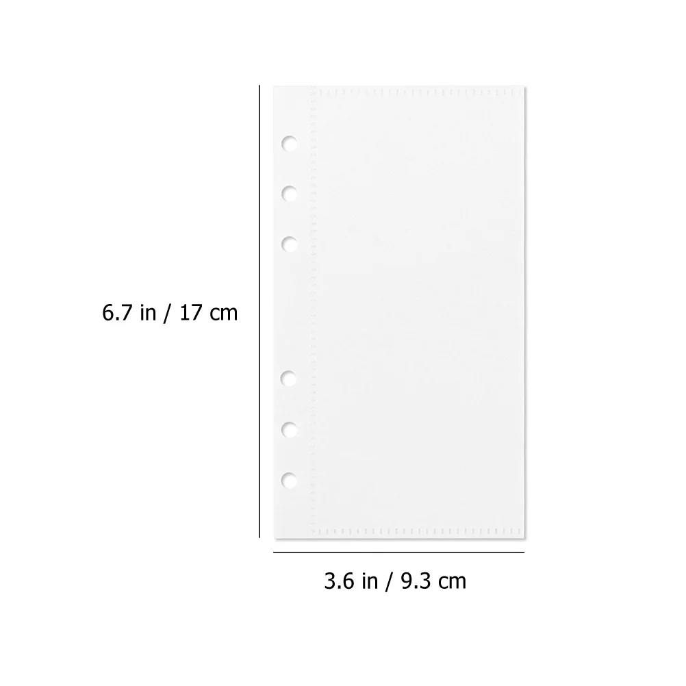 5 Pcs Loose-leaf Pp Bag Divider Replaceable Budget Pocket Book Inserts Binder Daily Use Small Reusable