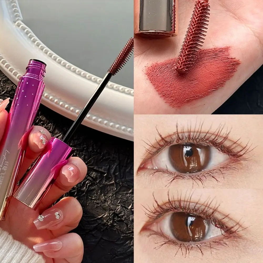 Silk Fiber Curling Mascara Cream Shaping Lengthening Eyelash Extension Eyelash Enhancer Ultra-Fine Waterproof