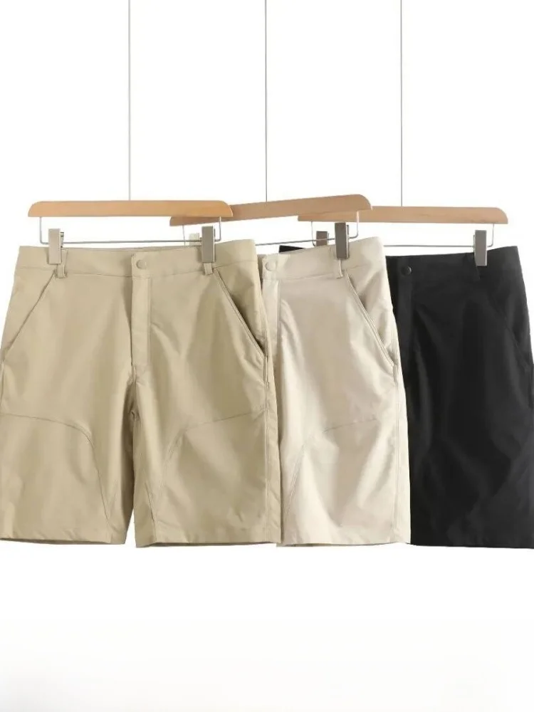

Functionality Style 3D Tailored Lightweight Quick Dry Breathable Outdoor Men's Casual Straight Leg Short Shorts