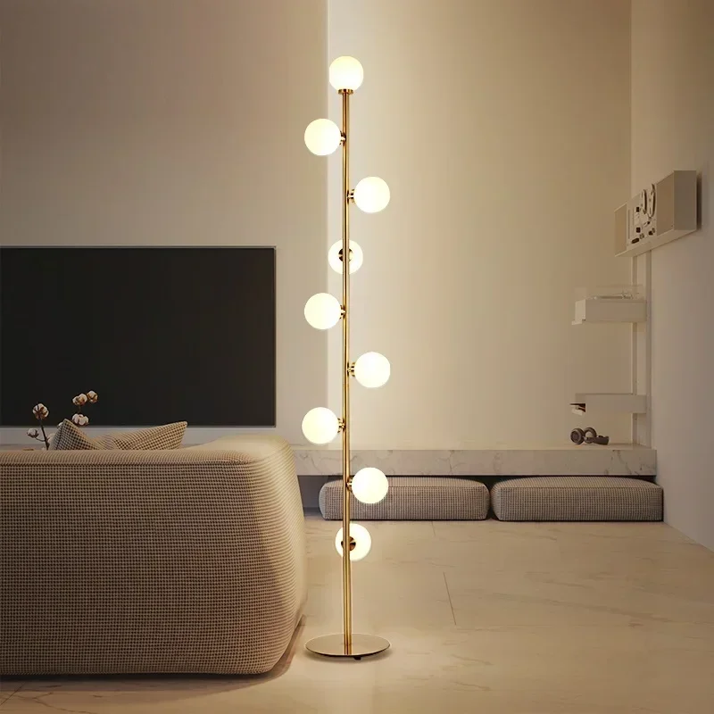 

LED Floor Lamps Living Room Standing Lights Bedside Illumination Home Decoration